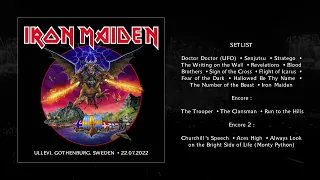 Iron Maiden • Ullevi, Gothenburg, Sweden (22.07.2022) • FULL AUDIO