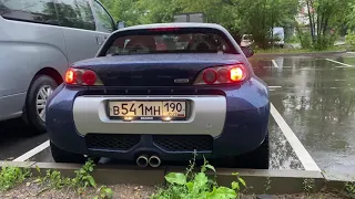 Brabus exhaust and Blow Off sound Smart Roadster