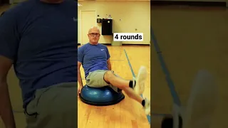 BOSU WORKOUT  (great for the core) 🔥 #shorts #fitness #youtubeshorts #bosu