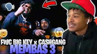 FWC Big Key - MEMBAS 3 ft Cashgang (Official Music Video) REACTION