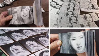 BLACK PINK Flipbook 2100 drawings in 365 days