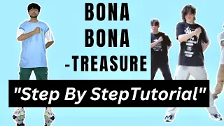 BONA BONA TREASURE Mirrored Dance Tutorial | Easy Step By Step #dancetutorial
