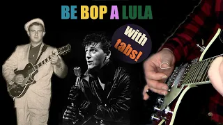 Rockabilly finger picking guitar lesson - Cliff Gallup, Gene Vincent - Be-Bop-A-Lula