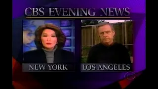 CBS Evening News with Dan Rather & Connie Chung Clip Northridge Earthquake January 17, 1994