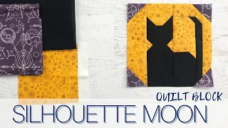 Silhouette Moon Quilt Block | The Sewing Loft