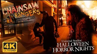 Chainsaw Rangers Scare Zone POV Walkthrough | HHN 2021 | Universal Studios Hollywood