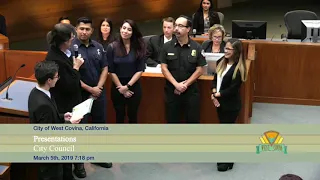 City of West Covina - March 5, 2019 - City Council Meeting