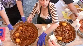 Cooking Fried Fish. Kiev Street Food, Ukraine