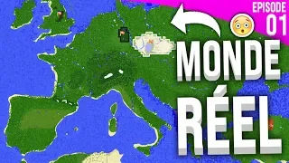 LE MONDE RÉEL RECRÉE SUR MINECRAFT ?! - Episode 01 | EarthMC S2 (NG)