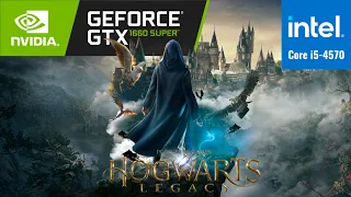 Hogwarts Legacy teste com I5 4570 - GTX1660 SUPER - 16gb RAM (BENCHMARK)