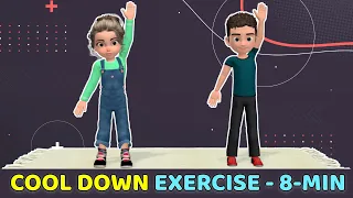 QUICK STRETCH AND COOL DOWN EXERCISE FOR KIDS