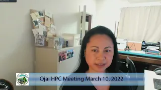 March 10, 2022 Ojai Historic Preservation Commission Meeting