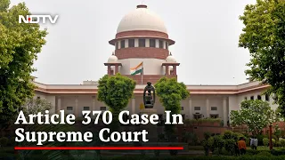 Article 370 Back In Supreme Court, Daily Hearings From August 2