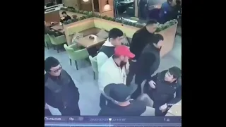 Стрельба в кафе Тараза попала на видео