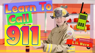 Learn to call 911 for kids | Toddler Firefighter Videos | Fire Safety For Preschoolers