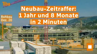 Neubau-Zeitraffer: 1 Jahr und 8 Monate in  2 Minuten