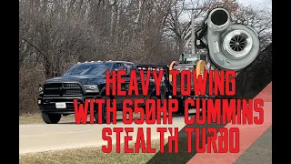 Heavy Towing With 650HP Cummins Stealth Turbo