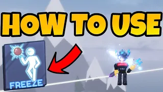 How To Use The Freeze Ability In Blade Ball (OP Ability)