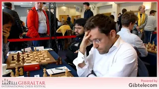 Hikaru Nakamura's reaction at Levon Aronian's game