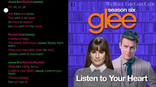 Listen To Your Heart Album Version Glee Lyrics