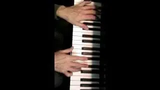 Always a Woman - simplified piano pattern