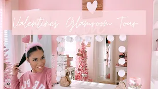 Valentines Pink Glam & Rustic Style Glamroom Tour 💕