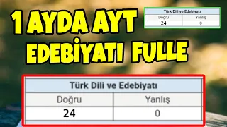 1 Ayda Ayt Edebiyat Nasıl Biter?