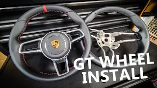 Porsche GT Steering Wheel Install + Trim Transfer