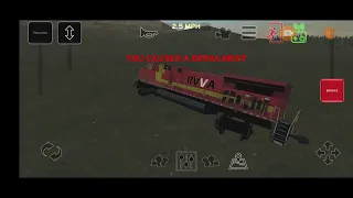 The newnan train wreck but in train and rail yard simulator