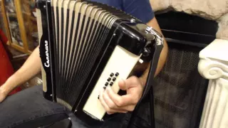 How to Play 12 Bass Piano Accordion - Lesson 2 - Two Chord Song in C Major - Ode to Joy