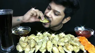 Asmr Eating Mukbang | 50 Chicken Momos Eating Challange
