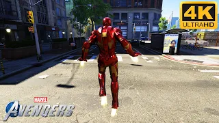 Iron Man Mark 3 (MCU Edition) Combats and Gameplay | Marvel's Avengers Gameplay  [4K 60FPS]