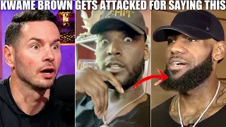 Kwame Brown Viciously ATTACKED For Criticizing LeBron, ESPN, JJ Redick & LeBron James Pod MUST SEE!