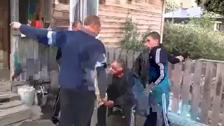 1 , махло бухих, драка алкашей, drunks fight