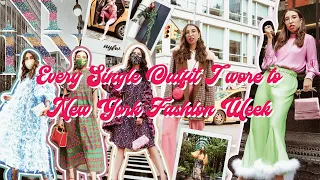 Every Single Outfit I Wore to New York Fashion Week #Shorts