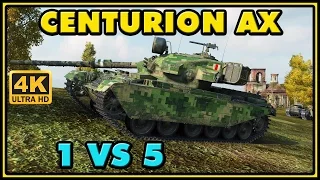 World of Tanks | Centurion Action X - 10 Kills - 8,7K Damage - 1 VS 5 Gameplay