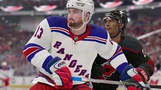 New York Rangers vs Carolina Hurricanes - NHL Today 1/21/2022 Full Game Highlights - NHL 22 Sim