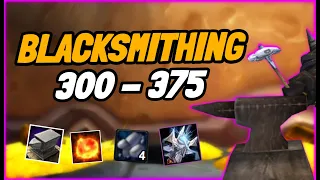 TBC Blacksmithing Guide 300-375 with trainer locations + what to craft