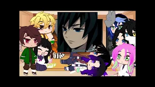 TanKana, ZenNezu, GiyuShino, Inoaoi, and Obamitsu react to their ships (pt 2) (demon slayer AU)