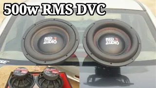 Red r Audio 500rms DVC Subwoofer | best 500w rms subwoofer for car | best car subwoofer in budget