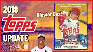 2018 Topps Update Blaster Box Break! JUAN SOTO BASEBALL CARDS!!! Hot Product!