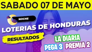 Sorteo 9PM Loto Honduras, La Diaria, Pega 3, Premia 2, Sábado 7 de Mayo del 2022 | Ganador 😱🤑💰💵