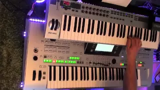 Knights of Cydonia -  Muse - COVER played on tyros 3 with vst plugins