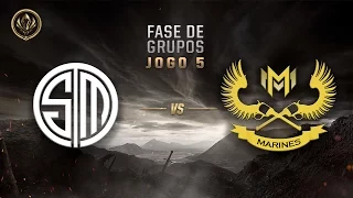 TSM x Marines (Fase de Entrada - Jogo 5 - Dia 5) - MSI 2017