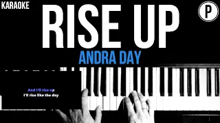 Andra Day - Rise Up Karaoke Slowed Acoustic Piano Instrumental Cover Lyrics