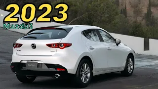 2023 Mazda 3 Hatchback 2.5 L AWD - Mew Mazda 3 Hatchback White Color Exterior and Interior