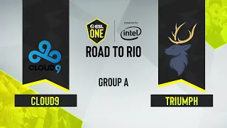 CSGO - Cloud9 vs. Triumph [Train] Map 3 - ESL One Road to Rio - Group A - NA