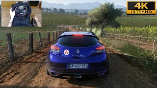 Forza Horizon 5 - 2010 RENAULT MEGANE RS 250 - Test Drive with THRUSTMASTER TS-XW + TH8A - 4K