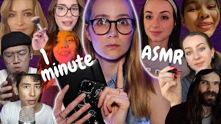 1 Minute ASMR with ASMRtist Friends