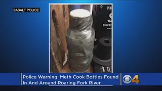 Possible Cold Cook Meth Bottles Pop Up In River